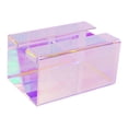 thumbnail image 2 of Servilletero transparente rectangular de acrílico transparente, dispensador de servilletas L colorido, 2 of 9
