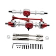 thumbnail image 3 of Dualoai 1/12 RC Front Rear Axle Assembly RC Car Accessory for MN78 MN82 RC Car Model red, 3 of 9