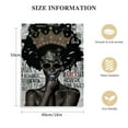 thumbnail image 2 of Nawypu  African Black Queen Flower Girl Wall Art Canvas Painting Abstract Nordic Posters And Prints Wall Pictures for Living Room Decor, 2 of 5