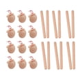 thumbnail image 2 of 24 Pcs Musical Percussion Instrument Set?Musical Castanets Instrument and Music Rhythm Sticks.Clap Board Music Educational?Classroom DIY Wooden Percussion Instrument Finger Castanets Rhythm, 2 of 4