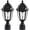 2 Pack-without Base, variant on Solar Lights 2 , Motion Sensor Lantern Without Pier Mount Base, Solar Pole Light Fixture for Patio Yard Garden