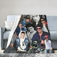thumbnail image 2 of Josh Actor Hutcherson Blanket Soft Throw Blanket Micro Fleece Fuzzy Blankets Thin Bed Couch Decor for Men Women Adult Nap Bedroom Office All Season 50x40 in, 2 of 9