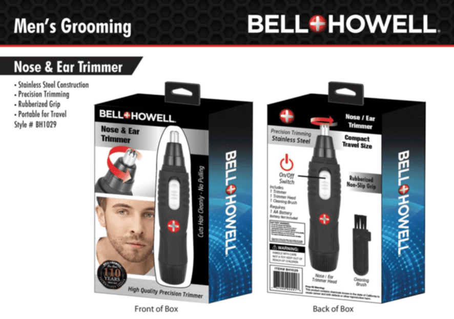 bell howell nose trimmer