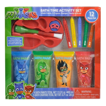 Pj Masks Bath Time Paint Activity Set 12 Pieces Walmartcom - 