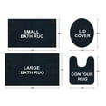 thumbnail image 5 of Mainstays Performance Recycled Polyester 3 Piece Bath Rug Set, Washed Indigo, 5 of 8