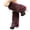 Black, variant on Warm and Stylish Furry Leg Warmers for Women's Winter Fashion Boot Cuffs Socks