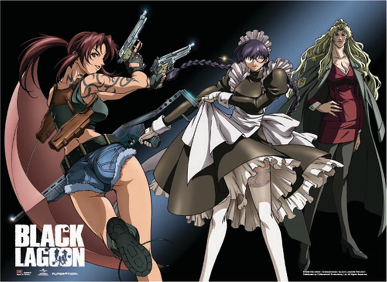Anime Black Lagoon Revy Home Decor Poster Wall Scroll 60 90cm 7r 11 56 Collectibles Chsalon Japanese Anime