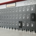 thumbnail image 4 of KAER Metal Locker with 3 Doors 66“ Storage Locker for Employees andstudent with Card Slot Lockable Steel Locker for School Gym Home Office Staff, 4 of 10