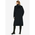 thumbnail image 3 of Jessica London Women's Plus Size Water Resistant Contrast Raincoat w/ Detachable Hood, 3 of 6