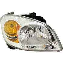 Headlight Compatible with CHEVROLET COBALT 2005-2010 RH Assembly Halogen Clear Lens with Bracket