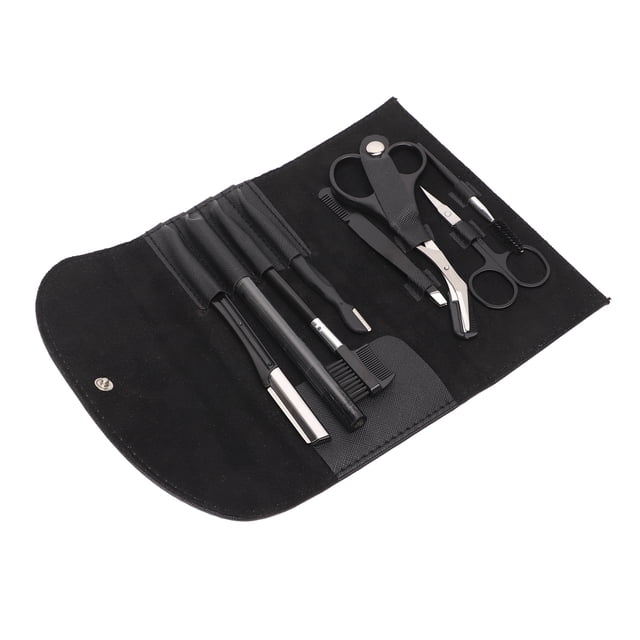 Kit de Aseo de Cejas, 8 pcs Fuerte Duradero A Prueba de Óxido Seguro para USAR Un Kit de Cejas Profesional para viajar