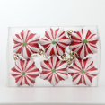 thumbnail image 5 of 6 piezas/caja de colgante de árbol de Navidad, estrella roja, copo de nieve de caramelo, adorno de bola de Navidad, Año Nuevo 2025, decoración del hogar, regalo de Navidad 2024, 5 of 5
