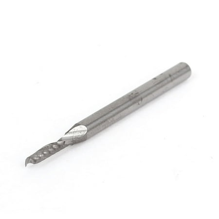 3.175mm x 2mm x 8mm Carbide Single Flute Spiral End Mill CNC Router (Best Small Cnc Mill)