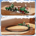 thumbnail image 2 of Technic Train Building Set, Locomotive Model Blocks Kit with Christmas Tree, RC Toy Train Sets for Boys Kids and Adults, 12039 App and Remote Control Steam Train with Motor (922 Pieces), 2 of 6