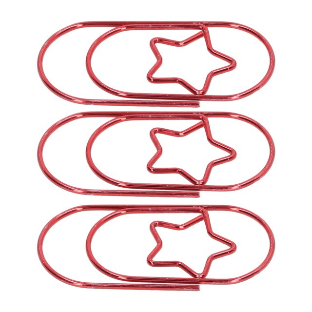 Clips elegantes Bling Bling 40 piezas forma de estrella tecnología de vanguardia