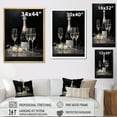 thumbnail image 4 of Designart "Champagne Cuves On Canvas I" Wine Floater Framed Canvas Wall Art, 4 of 5