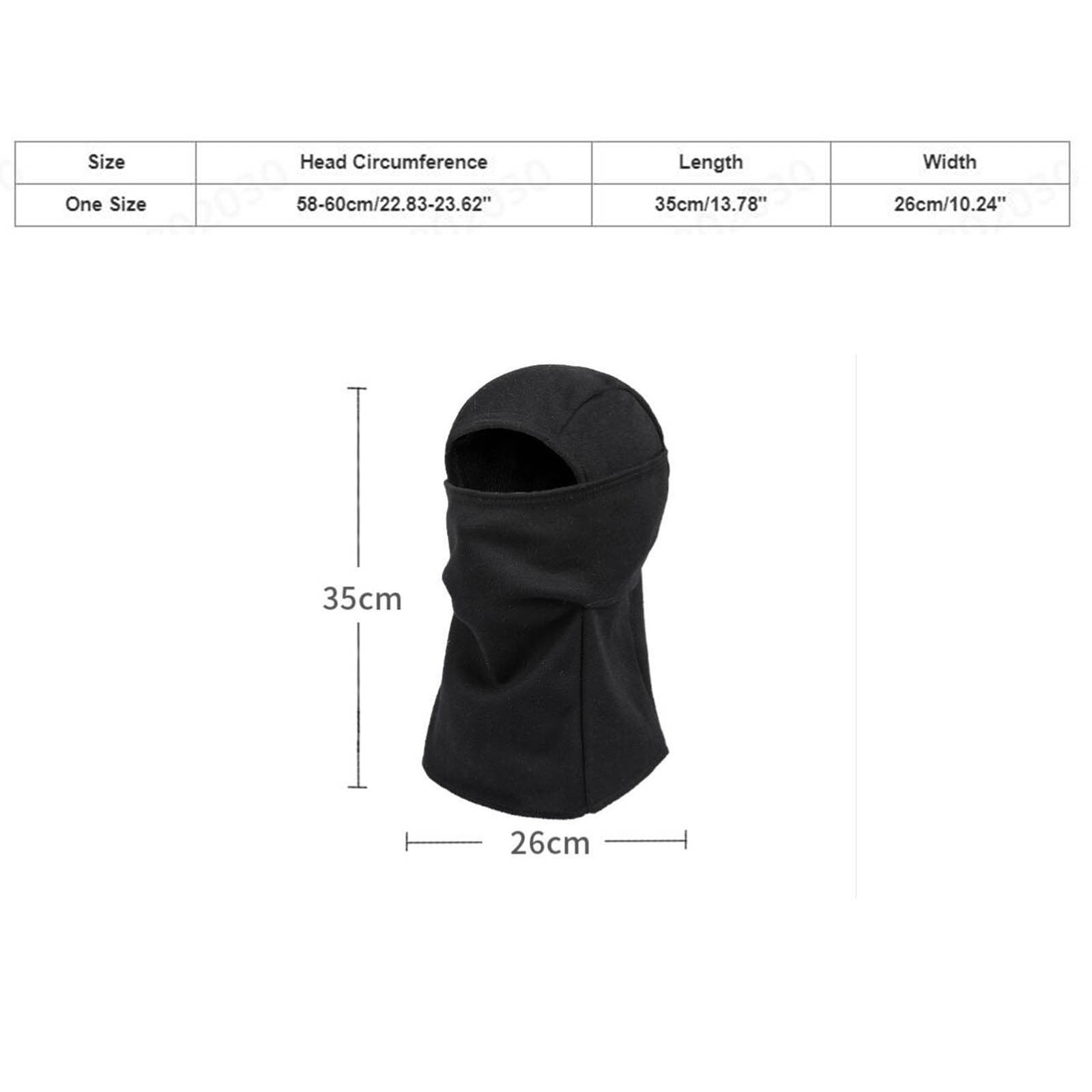 Tanhomme Winter Hat Facial Neck Warmer Covers, Sporty Street Fashion Skiing Hat Riding Windproof Pullover Hat Outdoor Plush Thickened Ski Bike Face Warm Hat Winter