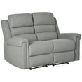 thumbnail image 2 of HOMCOM 2 Seater Manual Reclining Sofa with Linen Fabric and Thick Sponge Seat, 2 of 9