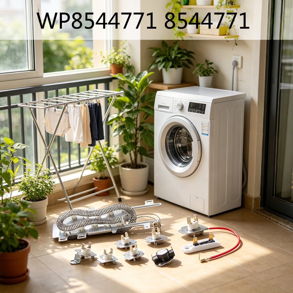 WP8544771 Dryer Heating Component Replacement Set Includes Thermostats And Fuses Heavy Duty Dryer Heating Coil Enduring