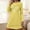 Yellow, variant on Sleep Shirts for Women Soft Long Sleeve Fall/Winter Night Shirts for Women Sleepwear Loose Fit Print Sleep Shirt