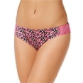 thumbnail image 1 of Maidenform Womens Comfort Devotion Lace Back Tanga, 8, Pink Leopard Print, 1 of 4
