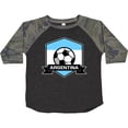 thumbnail image 3 of Inktastic Soccer Argentina Flag Banner Boys or Girls Toddler T-Shirt, 3 of 5
