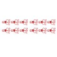 thumbnail image 4 of 100 Uds Mini Clips para carpetas fotos papelería Clips para carpetas abrazaderas de papel huecas de Metal abrazaderas de papel para proyectos de manualidades de oficina y ANGGREK  Otros, 4 of 8