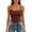 c-41Coffee222, variant on Women Solid Color Camis Sleeveless Color Knit Tank Tops With Built In Bra Padding Backless O-NeckOuterwear For Modern Casual Fitness Soft Ladies Summer Shirts