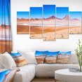 thumbnail image 1 of Lac de Beauté et Volcan sur Altiplano - Œuvre d'Art Moderne sur Toile de Paysage Marin, 1 of 3