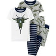 thumbnail image 1 of Garçons 4 Pièces Pyjama en Coton Ajusté (Avion, 5), 1 of 1
