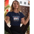 thumbnail image 2 of Surfing Is A Real Life Art Shaped T-Shirt Women -Image by Shutterstock, Female Large, 2 of 4