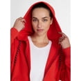 thumbnail image 6 of Athletic Works Women's and Women's Plus Full Zip Fleece Hoodie, Sizes XS-4X, 6 of 7