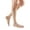 Beige, variant on Forte 40-50 mmHg Calf High Open Toe w/Silicone Top Band Compression Stockings, Beige, VI, Wide