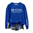 thumbnail image 2 of Women's Sweatshirts 2025 God Is Still Writing Your Stroty Sweatshirt Christian Pullover Tops Sweatshirt for Women, 2 of 5