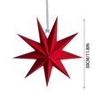 thumbnail image 2 of 3 Pieces 3D 12" Large Paper Star Green Hanging Paper Star Decorations for Weddings, Christmas Holiday, Girls Bedroom Decor,Birthday Party Celebration & Home Decoration, 2 of 2