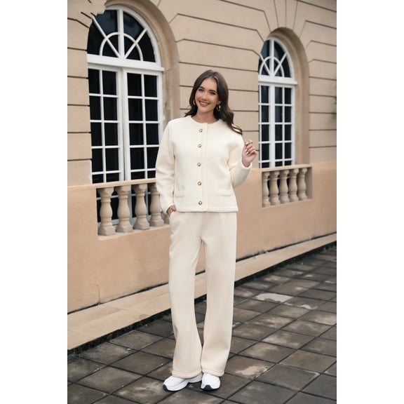 Button-Up Jacket with Gold Accents