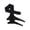 Black#4, variant on huayou Adjustable Pet Leg Support Brace, Wrap Around Fix Strap, Joint Protection, for Injury Recovery, Size XS, Black, Decoration,1PCS