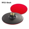 thumbnail image 1 of 6 inch Hook & Loop Thread M14 Polished Plate for Angle Grinder Polisher Discs, 1 of 4