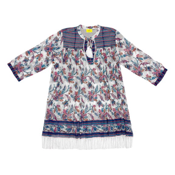 Roberta Rolla Rabbit Women's Miranda Serafina Tunic Small Teal