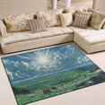 thumbnail image 2 of Green Valley 63''x48'' Plush Memory Foam Bath Mat, Soft, Absorbent, Non Slip, Durable, 2 of 7