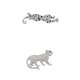 thumbnail image 1 of de 2 broches de moda, joyería de insignia, decoración de animales DIY, hombres y mujeres, 1 of 9