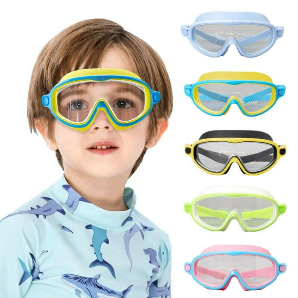 Kids Swimming Goggles AntiFog UV Protection Ear Plug Children Swim