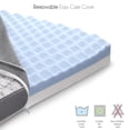 thumbnail image 2 of MGM GRAND HOTEL at home Platinum Collection 3” Memory Foam Mattress Topper with Cover-soft, high density support, hypoallergenic, 2 of 3