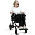 thumbnail image 3 of SUSUchens Electric Wheelchairs for Adults, 12 Miles Travel Range, 250W Dual Motors, Lightweight 33Lbs, 250WH Battery, Folding Motorized Wheelchair for Seniors, All-Terrain, Airline Approval _Black, 3 of 13