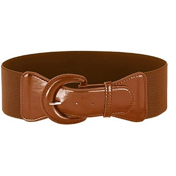 AUQ Womens Belts,Imitation Leather Women'S Belt,Cowgirl Belts for Women,Coffee,24In