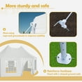 thumbnail image 6 of 20x15ft Heavy Duty Party Tent - Waterproof, UV Protection, 1 Door & 7 Windows - Great for Weddings, Events & Outdoor Gatherings (White), 6 of 15