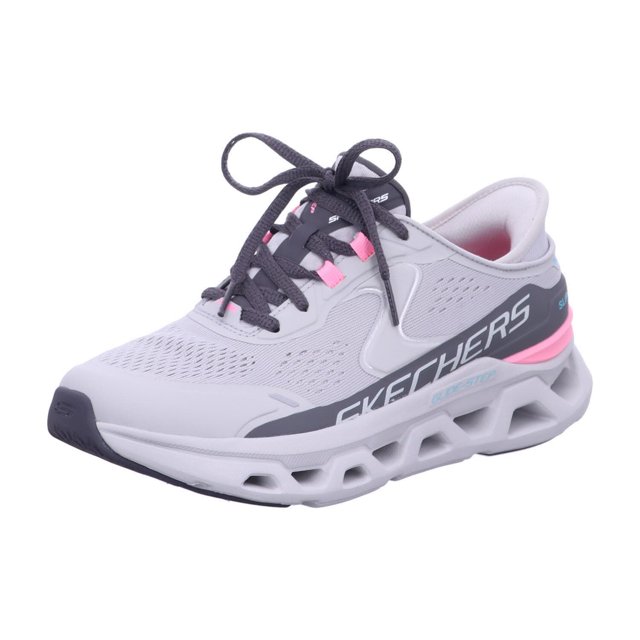 Zapatilla Skechers Glide-Step ATLUS, manos libres, sin cordones, para mujer