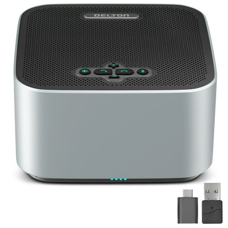 Delton C9270 Wireless Conference Speaker, Intelligent Noise Cancellation, Bluetooth Computer Speaker with AI Noise Reduction for Online Meetings/Classes, Zoom, Skype, Black