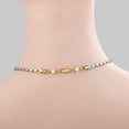 thumbnail image 2 of Necklace Bracelet Extenders, 3Pcs White Gold/Gold/Rose Gold Plated Crystal Rhinestone Clasp Set for Women, 2 of 6