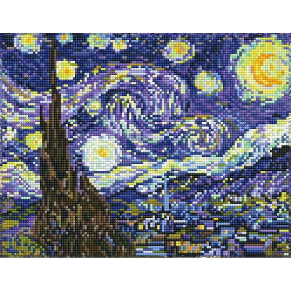 DIAMOND DOTZ® Starry Night (Après Van Gogh) Special Edition Diamond Painting Kit